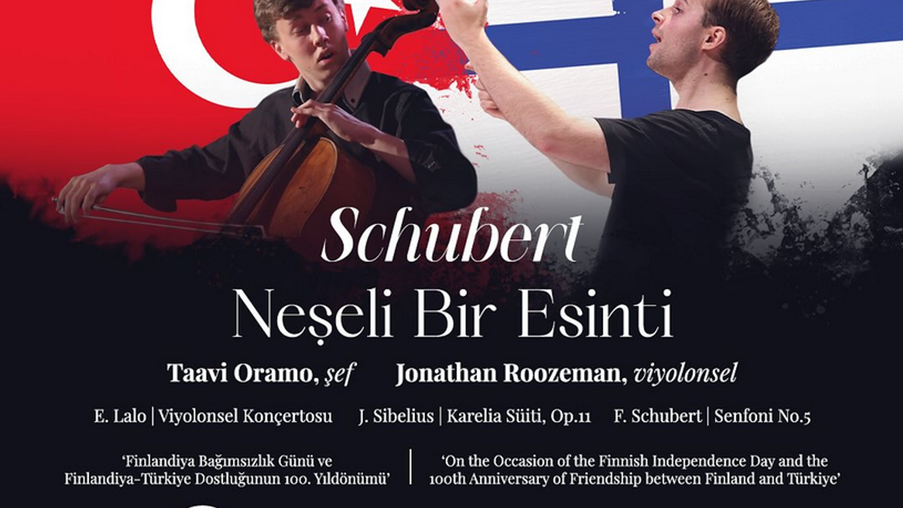 Finlandiya-Türkiye Dostluğunun 100. Yıldönümünde unutulmaz konser Ankara'da