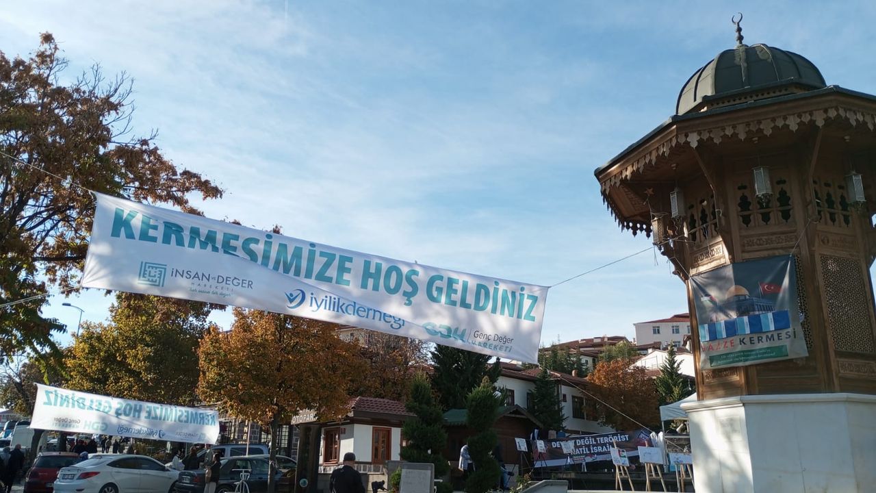 Ankara Hamamönü’nde Gazze İçin Anlamlı Kermes!