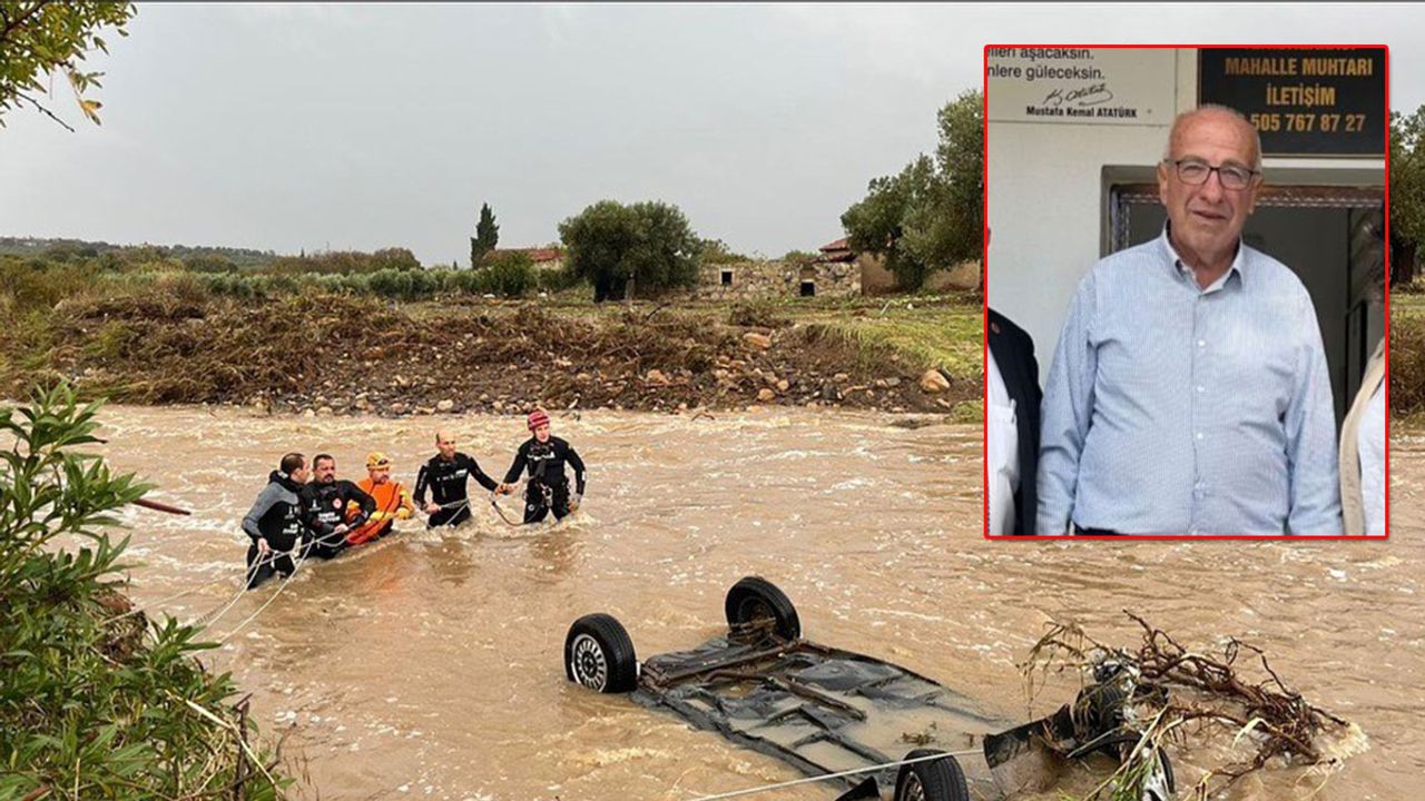 Foça’daki sel felaketinde acı haber! 70 yaşındaki Bülent Kaptanoğlu’nun cansız bedeni bulundu