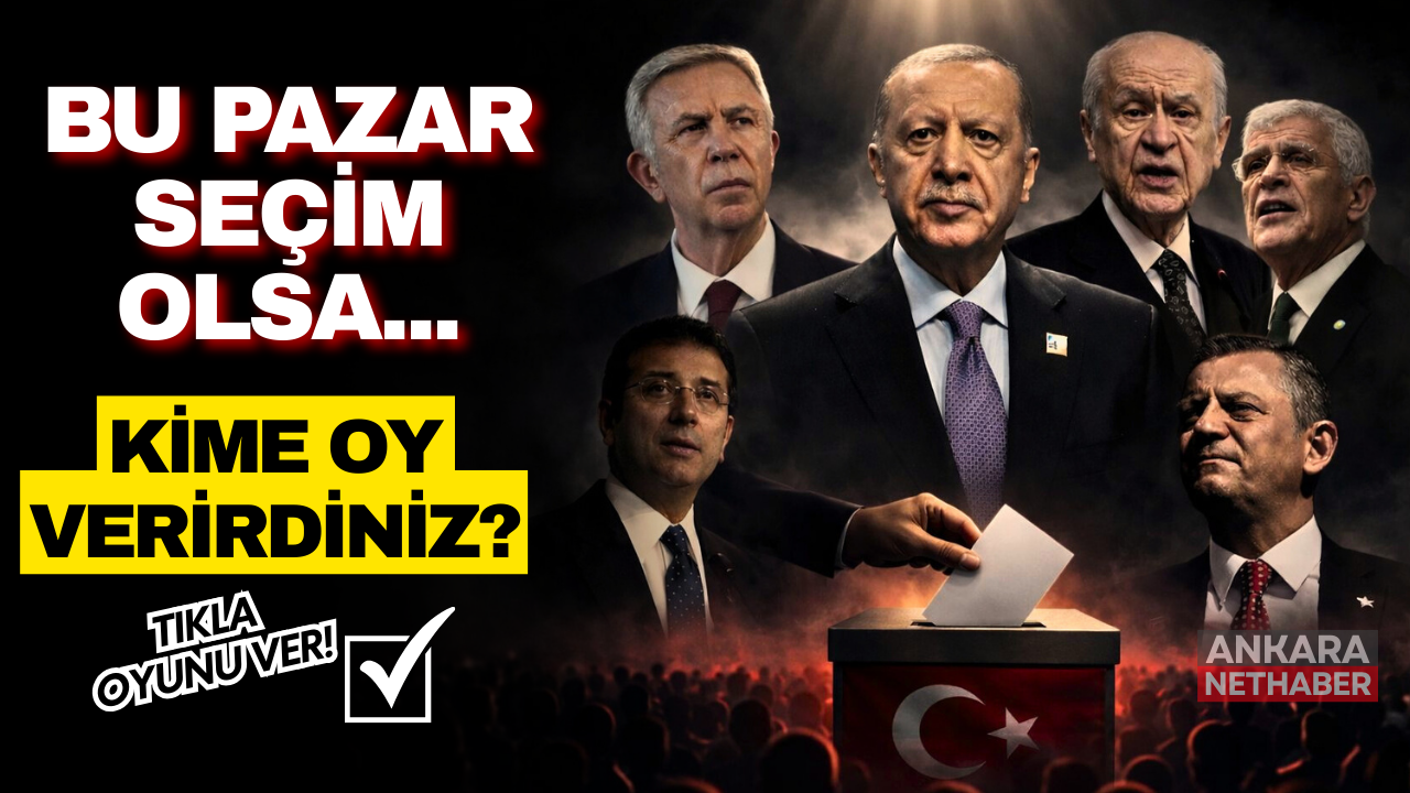 Bu Pazar seçim olsa kime oy verirdiniz?