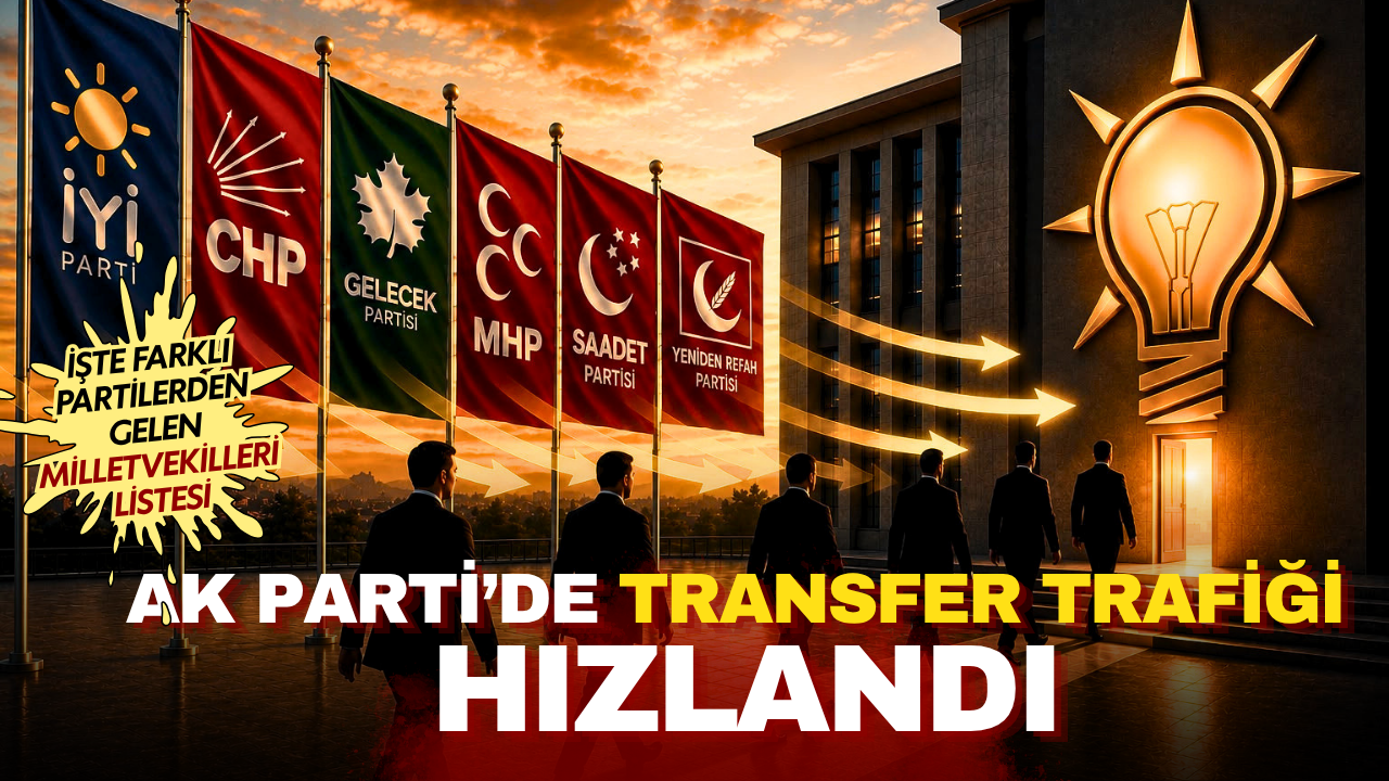 AK Parti’de transfer trafiği hızlandı: İşte farklı partilerden gelen milletvekilleri listesi