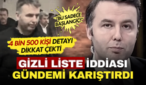 Mehmet Akif Ersoy yalnız değil! 4 bin 500 kişilik gizli liste var!