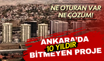 Mamak'ta 10 yıldır tamamlanmayan proje! Ankara’da o bina gündem oldu