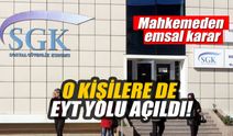 Yüz binlerce kişiyi ilgilendiren emsal karar! O kişilere EYT yolu açıldı