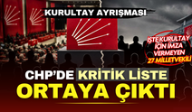 CHP’de kurultay ayrışması! İşte kurultay için imza vermeyen 27 milletvekili