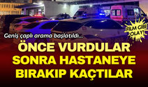 Kayseri'de film gibi olay! Önce adamı vurdular, sonra hastaneye bırakıp kaçtılar