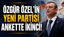Özgür Özel'in yeni partisi ilk ankette sürpriz yaptı! CHP'de büyük oy kaybı var
