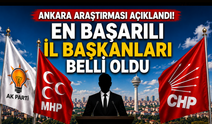 Ankara araştırması açıklandı! En başarılı il başkanları belli oldu