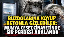 Buzdolabına koyup betonla gizlediler: Mumya ceset cinayetinde sır perdesi aralandı!