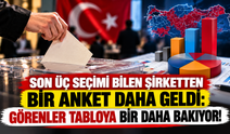 Son üç seçimi bilen şirketten bir anketi daha geldi: Görenler tabloya bir daha bakıyor