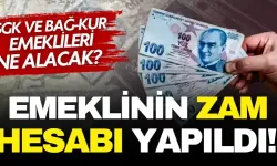 Emeklinin zam hesabı yapıldı! SGK ve Bağ-Kur Emeklileri ne alacak?  