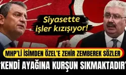 Siyasette işler kızışıyor! MHP'li isimden Özel'e sert tepki: 'CHP kendi ayağına kurşun sıkmakta'