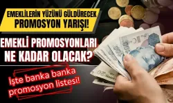 Emeklilerin yüzünü güldürecek özel banka promosyonları... Hangi banka ne kadar veriyor?