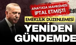 Anayasa Mahkemesi'nin kararına rağmen emeklilik düzenlemesi yeniden gündemde!