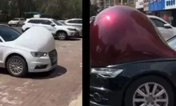 Arabalar sıcağa dayanamadı! Kaputlar balon gibi şişti