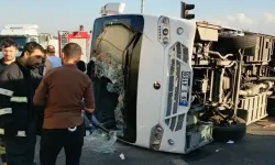 Tekirdağ'dan acı haber! İşçi sevisi kaza yaptı: Çok sayıda işçi yaralı