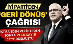 İYİ Parti'den istifa eden vekillere geri dönüş çağrısı!