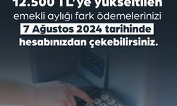 Emekli maaşlarına yapılan zam ile fark ödemeleri hesaplara geçiyor!