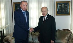 Cumhurbaşkanı Erdoğan, Devlet Bahçeli’yi evinde ziyaret etti