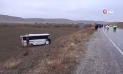 Çankırı’dan acı haber! Cenazeye giden midibüs devrildi: 29 kişi yaralı var!