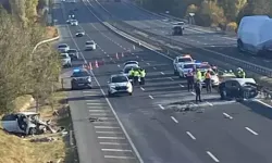 Ankara'da otobanda ters yöne giden araç yüzünden 3 kişi hayatını kaybetti