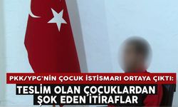 PKK/YPG'nin çocuk istismarı ortaya çıktı: Teslim olan çocuklardan şoke eden itiraflar