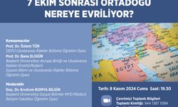 Başkent Üniversitesi'nde Ortadoğu'nun Geleceği Tartışılacak