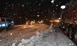 Antalya-Konya karayolunda kar yağışı başladı