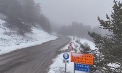 Çankırı-Ankara yolunda ulaşıma sis engeli!