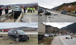 Çorum Osmancık'ta zincirleme kaza: 2 ölü, 5 yaralı!