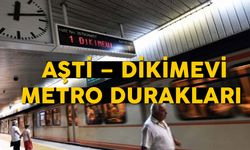 Ankara AŞTİ - Dikimevi metro durakları ve sefer saatleri