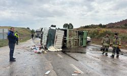 Ankara’da belediyeye ait kamyon devrildi: 1 işçi hayatını kaybetti, 1 yaralı!