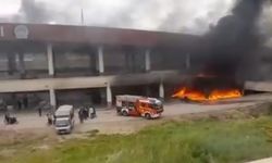 Ankara Çubuk'ta pazar yerinde yangın çıktı