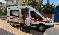 Ihlamur toplamak isteyen yaşlı adam demir korkuluklara saplandı!