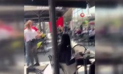 Ankara'da Starbucks'ta gergin anlar! Müşterilere tepki gösterdi