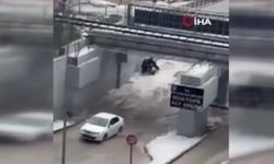Ankara’da dolu ve sel hayatı felç etti, hasar büyük!