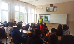 Bala’da polislerden öğrencilere hayat kurtaran ders