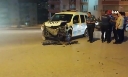 Ankara’da trafik kazası: Polis aracı ile ticari araç çarpıştı, 2 yaralı