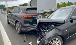 Mercedes TOGG’a çarptı; Sosyal medya yıkıldı: 'tanka vursaydı bu kadar olmazdı'