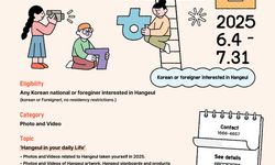 2025 “Hayatımda Hangeul” Fotoğraf ve Video Yarışması Başladı
