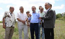 Ankara Üniversitesi rektörü Prof. Dr. Necdet Ünavar Çamlıdere'yi ziyaret etti