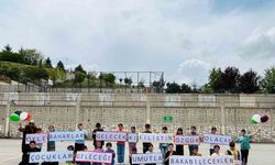 Elmadağ’da Miniklerden Filistin İçin Anlamlı Etkinlik: Barış ve Kardeşlik Mesajı Verdiler