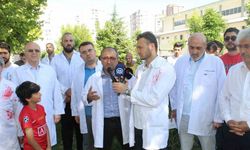 Kayserili hekimler, Gazzeli çocuklar için fidan dikti