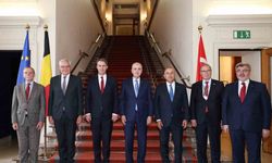 TBMM Başkanı Kurtulmuş, Belçika Senato Başkanı Blondel ile görüştü
