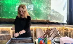 Akyürek: Ebru sanatını geleceğimize aktarmak için çalışıyorum