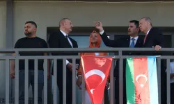 Depremde eşini kaybeden Leyla Altun yeni evinde Aliyev ve Erdoğan'ı ağırladı!