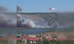 Ankara Gölbaşı'nda yangın: Eymir Gölü çevresini alevler sardı!