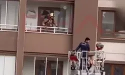 Başkent Ankara'da 14 Katlı Apartmanda Korkutan Yangın!