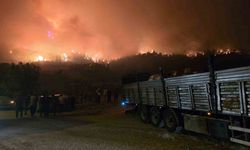 Karabük’teki yangın devam ediyor! Ankara karayoluna kadar indi