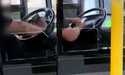 Ankara’da otobüs şoförü seyir halindeyken telefonla oynadı